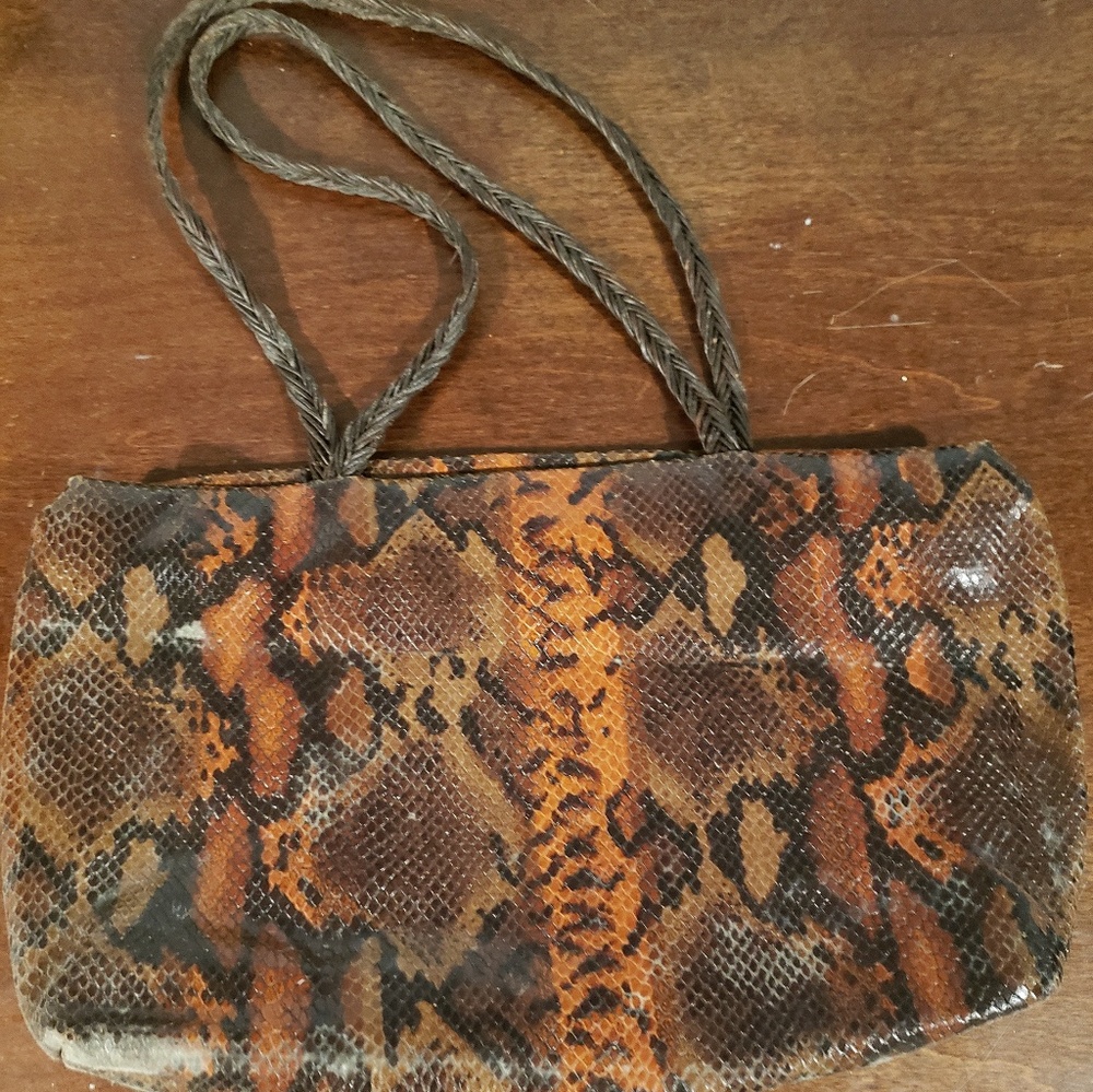 Vintage Falor Genuine Leather Handbag